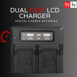 TYFY ENEL3E DUAL FAST LCD CHARGER