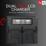 TYFY LPE6N DUAL FAST LCD CHARGER