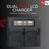 TYFY ENEL25 DUAL FAST LCD CHARGER