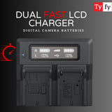 TYFY NP FV100 DUAL FAST LCD CHARGER