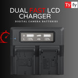 TYFY BPU 60 DUAL FAST LCD CHARGER