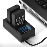 TYFY LPE8 DUAL FAST USB LCD CHARGER