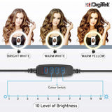 Digitek (DRL 12C) Professional (12 inch) LED Ring Light with Tripod Stand for Mobile Phones & Camera