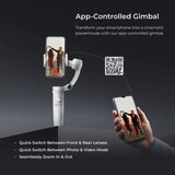 Digitek (DSG 002) is a 3 Axis Gimbal Stabilizer Specially Designed for Mobile Phones with Magnetic Fill Light