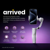 Digitek (DSG 002) is a 3 Axis Gimbal Stabilizer Specially Designed for Mobile Phones with Magnetic Fill Light