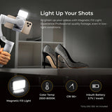 Digitek (DSG 002) is a 3 Axis Gimbal Stabilizer Specially Designed for Mobile Phones with Magnetic Fill Light