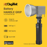 Digitke DPB 20000 PD Battery HANDLE GRIP for LED Studio COB Light