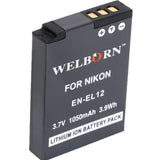 WELBORN ENEL12 Rechargeable Pack compatible with Nikon