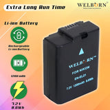 WELBORN ENEL21 Battery for Nikon Cameras (1200mAh)