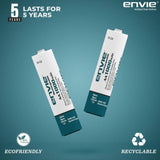 ENVIE (AA10004PLNi-CD) AA Rechargeable Batteries (20 batteries), Low Self Discharge, AA 1000mAh Ni-CD (Pack of 4 | Set of 5)