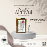 Tyfy NP FW50 TYPE-C Gold Series Camera Batteries
