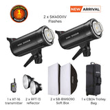 Godox SK400II V Studio Flash Monolight (2-Light Kit)