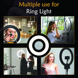 KODAK R7 20" Ring Light with Flexible Smartphone Holder, DSLR Camera Holder, Double Side Mirror, Wireless Remote