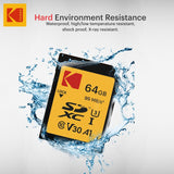 Kodak High Speed Class 10 SDXC 64 GB 95 MB/s SD Memory Card (Black)