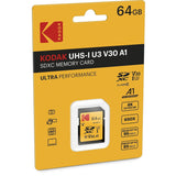 Kodak High Speed Class 10 SDXC 64 GB 95 MB/s SD Memory Card (Black)