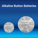 Panasonic LR41 Alkaline Button Batteries, 100-Pcs (Set of 10)