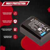 WELBORN NP FW50 1400 mAh Rechargeable Battery Pack Compatible with Sony Alpha A3000 A5000 A5100 A6000 A6300 A6500 A7 A7II A7S A7SII A7R A7RII A33 A55 RX10 RX10II RX10 III RX10 IV NEX-3/5/7 Series