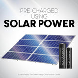 Panasonic BK 3HCCE/4BN Eneloop (Up to 2550 mAH) Pro AA high Capacity Ni-MH Pre-Charged Rechargeable Batteries, 4-Battery Pack (packing may vary)