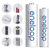 Panasonic BK 3MCCE/2BN Eneloop(Up to 2000 mAH) AA Ni-Mh Pre-Charged Rechargeable Batteries, Set of 5 (10 batteries)