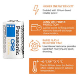 Panasonic CR 2W/1BE Lithium Battery - Set of 5
