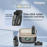 Simpex MIC MINI, the world’s tiniest wireless microphone, weighing only 5 gm. Its streamlined design fits seamlessly with your clothing offering a weightless feel.