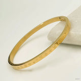 Cowboy Fashion Stainless Steel Stylish Bracelet Bangle Kada For Women- Gold