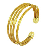 Cowboy Fashion Stylish Filigree Just Like Gold Cuff Kada Bangle Bracelet for Women