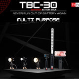 TYFY TBC30 30000MAH BATTERY STICK FOR SHOOTS AND VIDEO LIGHTS