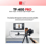 Tyfy TF 400 PRO MULTI ANGLE PREMIUM TRIPOD Camera, Mobile Phones, LED Video Light Etc