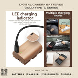 Tyfy LP E17 TYPE-C Gold Series Camera Batteries