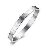 Cowboy fashion Zodiac Star Sign Stainless Steel Openable Kada Bangle Bracelet for Men