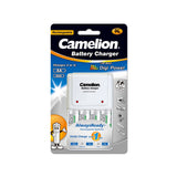 The BC 1010B Camelion battery charger is a compact unit that charges 2 or 4 NiMH/NiCd batteries.