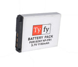 TYFY NP FRI Rechargeable Camera Batteries for Sony Cameras