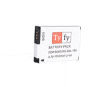 Tyfy SBL 10A (1050 mAh) Rechargeable Camera Batteries for Samsung Cameras