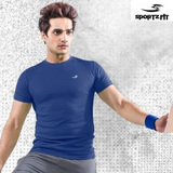 Sportz Fit Mens Half Sleeve Round Neck Sports, Casual T Shirt