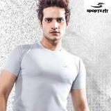 Sportz Fit Mens Half Sleeve Round Neck Sports, Casual T Shirt