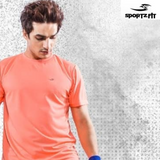 Sportz Fit Mens Half Sleeve Round Neck Sports, Casual T Shirt