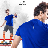 Sportz Fit Mens Half Sleeve Round Neck Sports, Casual T Shirt