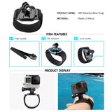 Tyfy ALL IN ONE 62 Accessories Kit for GOPRO HERO, DJI OSMO ACTION, AKASO, APEMAN,  INSTA360,SJCAM, SONY Action Cameras Etc...