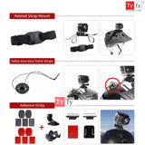 Tyfy ALL IN ONE 62 Accessories Kit for GOPRO HERO, DJI OSMO ACTION, AKASO, APEMAN,  INSTA360,SJCAM, SONY Action Cameras Etc...