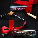 Pencil Carving Art Gift Handmade, Customizable, With Secret Message Glass Bottle For Friends, Families & Special Persons