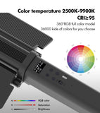 TYFY TLC 500 PRO IN APP CONTROL LED VIDEOLIGHT