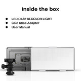 Digitk (LED D432 Bi) Portable Bi-Color LED Video Light LED-D432