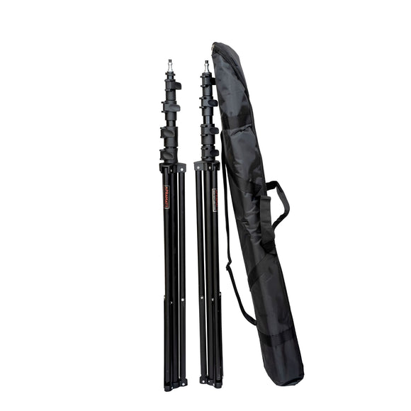 Apramatt 14 Feet Heavy Stand Kit (2 Stand + Bag) with Metal Base