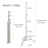 Apramatt 2.8m Stainless Steel Stand for professional studio setup