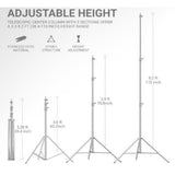 Apramatt 2.8m Stainless Steel Stand for professional studio setup