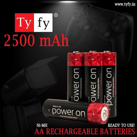 TYFY 2500MAH AA RECHARGBLE BATTERY