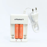 Apramatt 3 in 1 Charger (BC 705W ) for  rechargeable batteries Box Packing