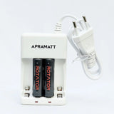 Apramatt 3 in 1 Charger (BC 705W ) for  rechargeable batteries Box Packing