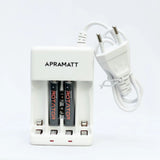 Apramatt 3 in 1 Charger (BC 705W ) for  rechargeable batteries Box Packing